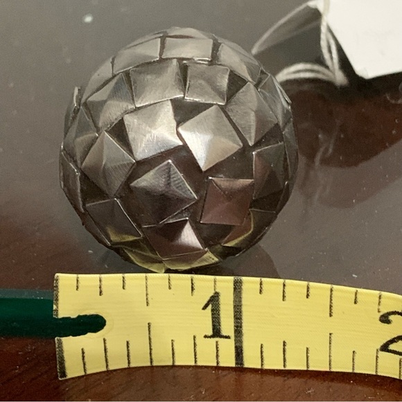 Silver Colored Square Mosaic Drawer Pull - Picture 6 of 6